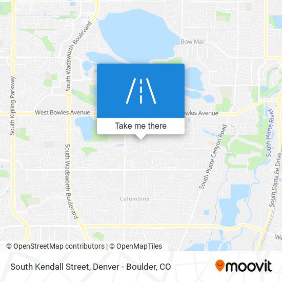 Mapa de South Kendall Street