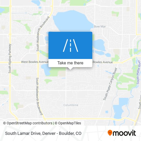 South Lamar Drive map