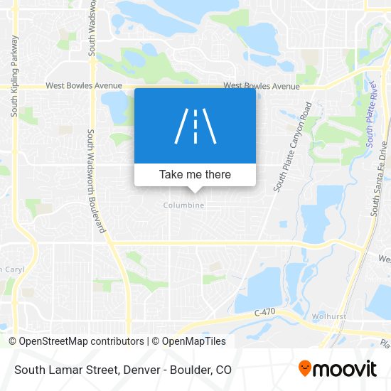 Mapa de South Lamar Street
