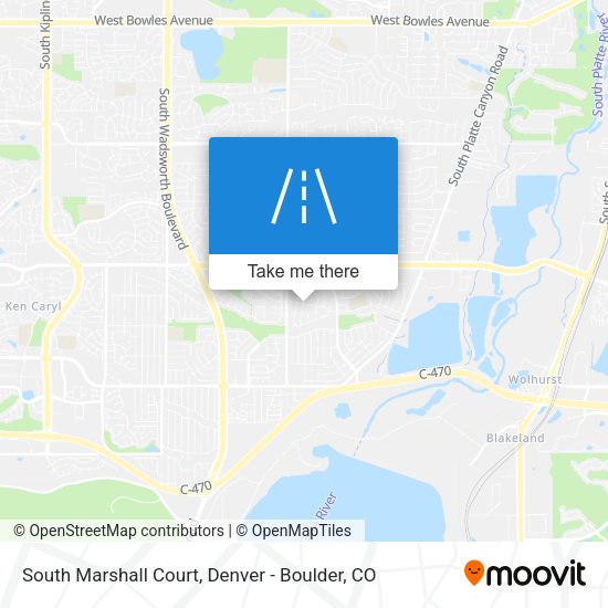 South Marshall Court map