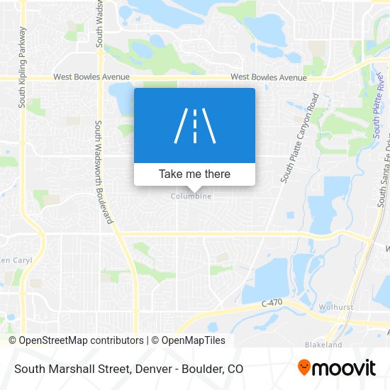 Mapa de South Marshall Street