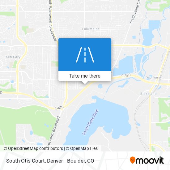 South Otis Court map