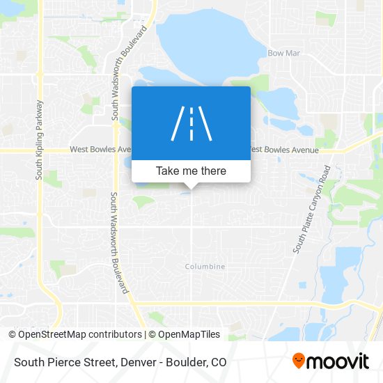 Mapa de South Pierce Street