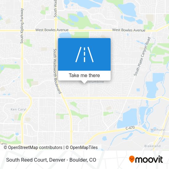 Mapa de South Reed Court