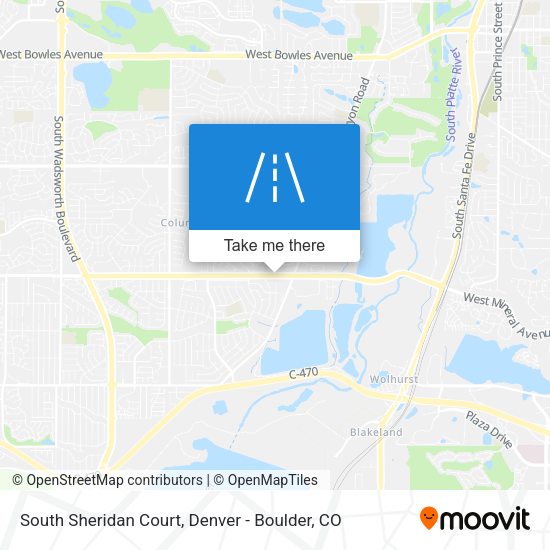 South Sheridan Court map