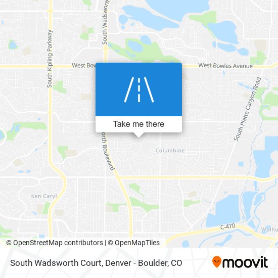 Mapa de South Wadsworth Court