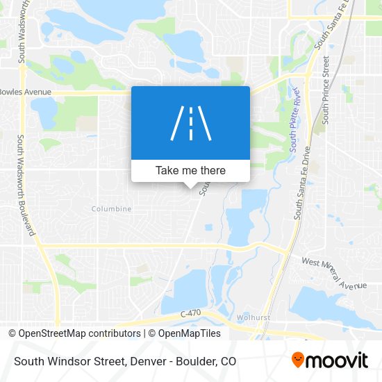 South Windsor Street map