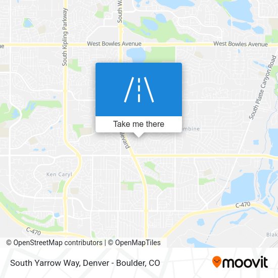 South Yarrow Way map