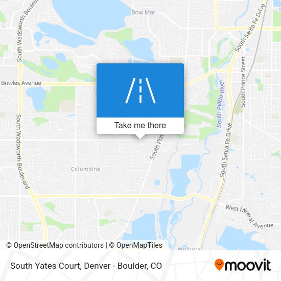 South Yates Court map
