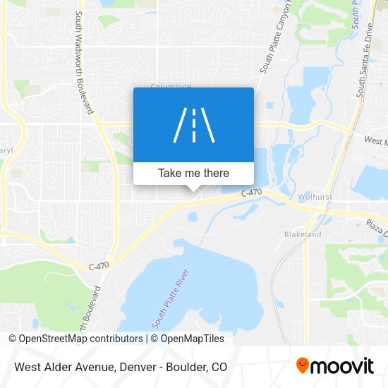Mapa de West Alder Avenue