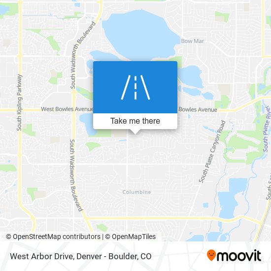 West Arbor Drive map