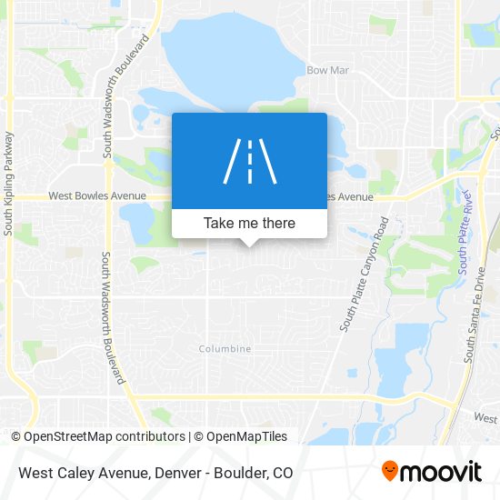 Mapa de West Caley Avenue