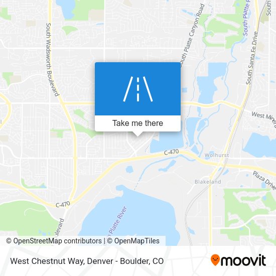 West Chestnut Way map