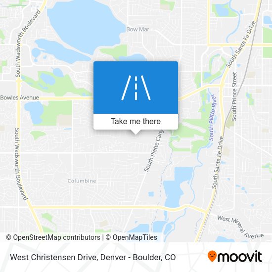 West Christensen Drive map