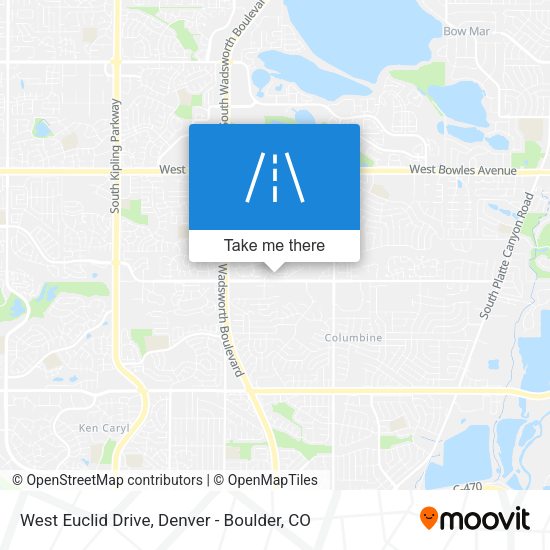 West Euclid Drive map