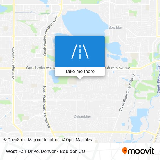 West Fair Drive map
