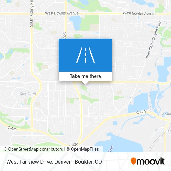 Mapa de West Fairview Drive