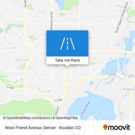 Mapa de West Friend Avenue