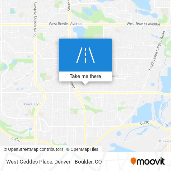 West Geddes Place map