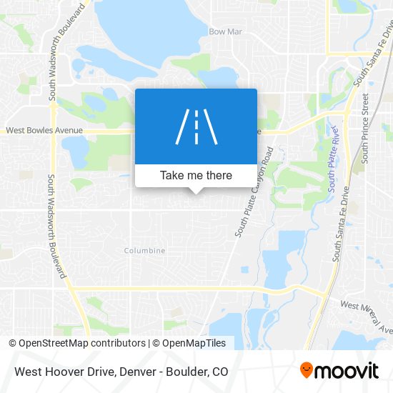 West Hoover Drive map