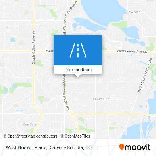 Mapa de West Hoover Place