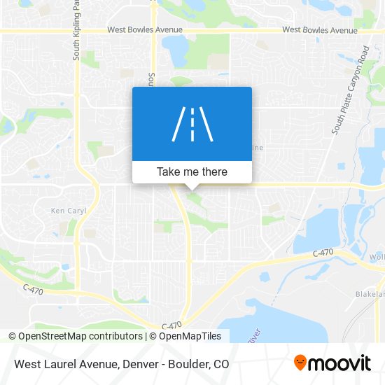 West Laurel Avenue map