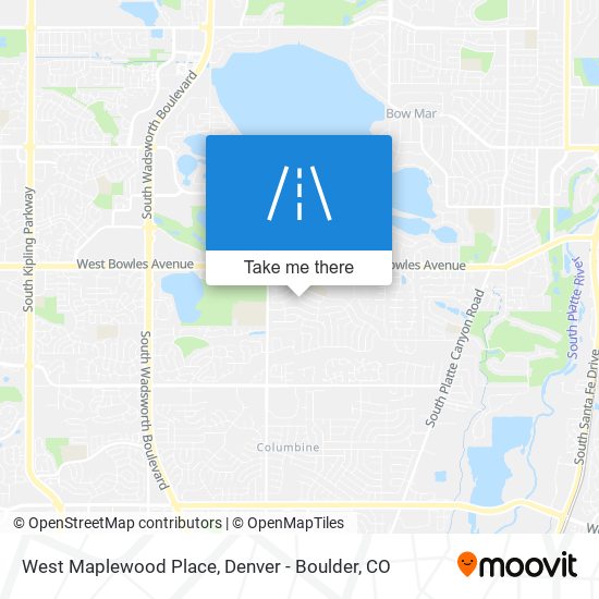 West Maplewood Place map