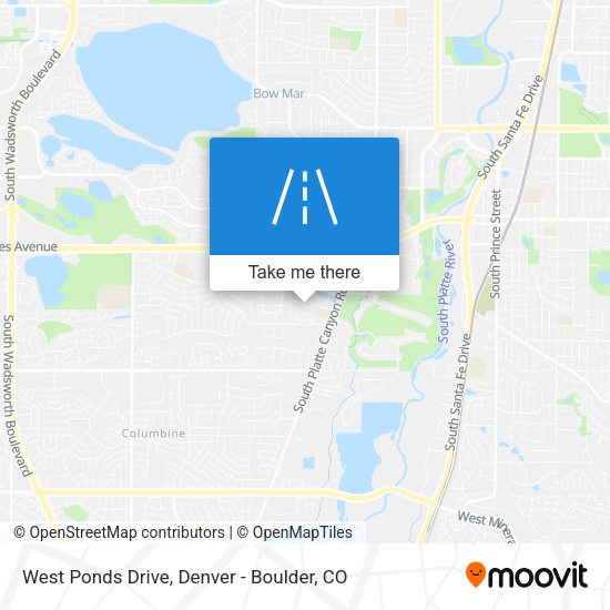 Mapa de West Ponds Drive