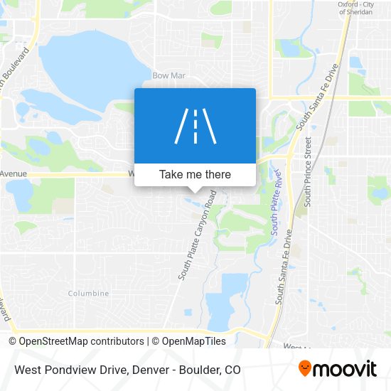 West Pondview Drive map