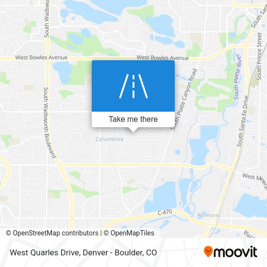 West Quarles Drive map
