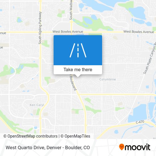 West Quarto Drive map