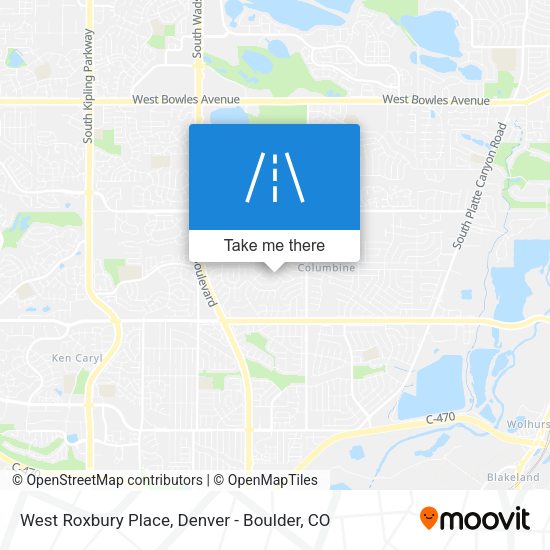 West Roxbury Place map