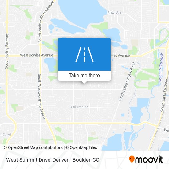 Mapa de West Summit Drive