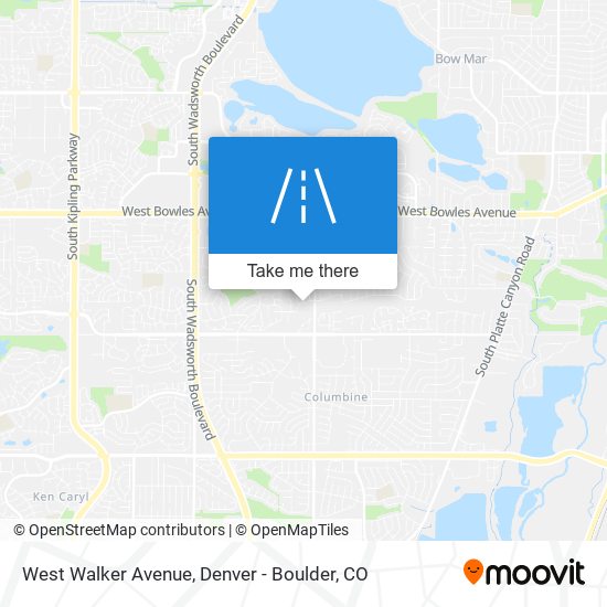 Mapa de West Walker Avenue