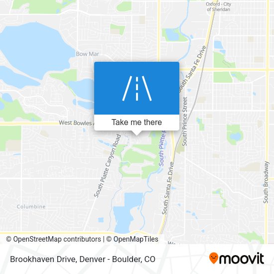 Brookhaven Drive map