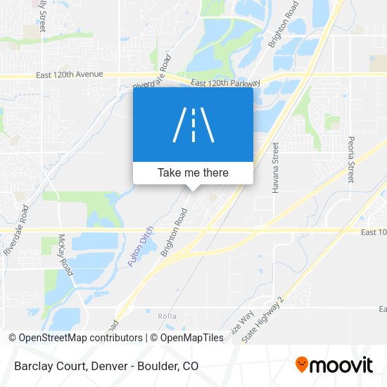 Barclay Court map