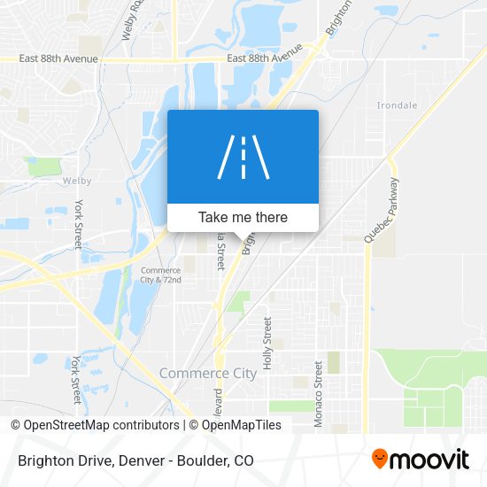 Brighton Drive map