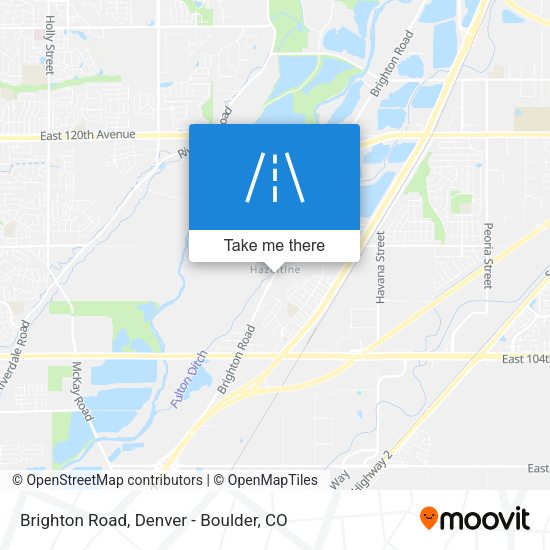 Mapa de Brighton Road