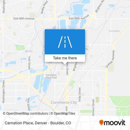 Mapa de Carnation Place