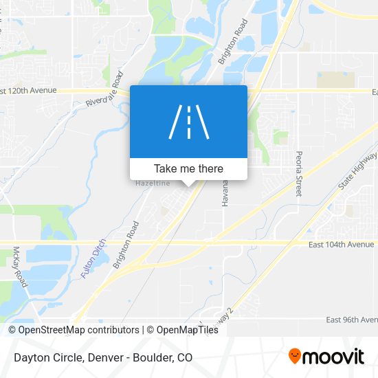 Mapa de Dayton Circle