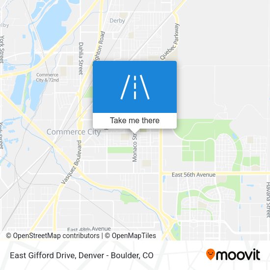 East Gifford Drive map