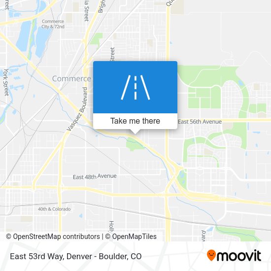 Mapa de East 53rd Way
