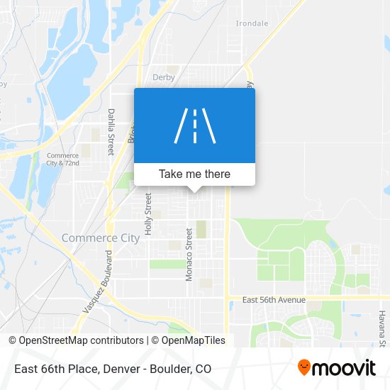 Mapa de East 66th Place