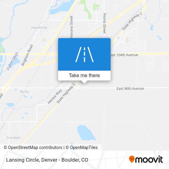 Lansing Circle map