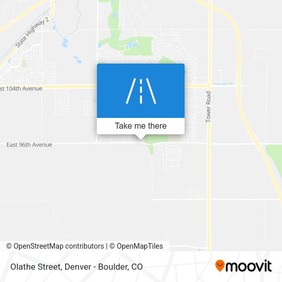 Olathe Street map
