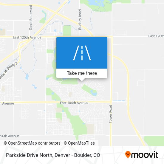 Parkside Drive North map
