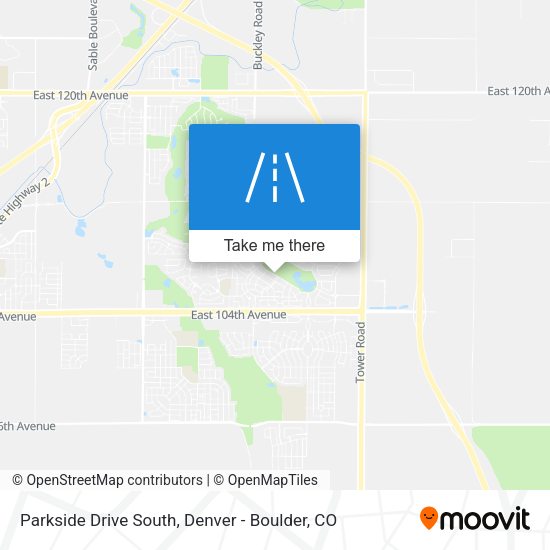 Parkside Drive South map