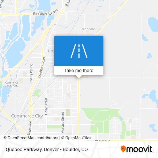 Quebec Parkway map