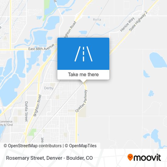 Mapa de Rosemary Street