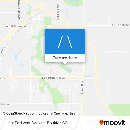 Unity Parkway map